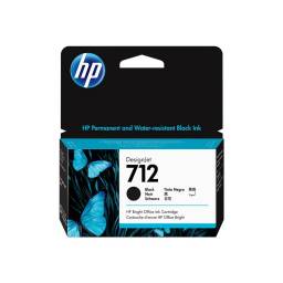 HP 712 - 38 ml - negro - original - DesignJet - cartucho de tinta - para DesignJet Studio, T210, T230, T250, T630, T650