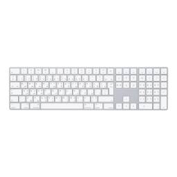 Apple Magic Keyboard with Numeric Keypad Ingls - Teclado - Bluetooth - plata - para 10.2-inch iPad; 10.5-inch iPad Air;