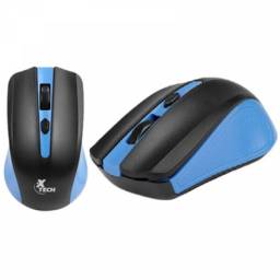 Xtech - Mouse - 2.4 GHz - Wireless - Blue - 1600 dpi XTM-310BL