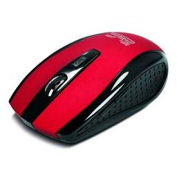 Klip Xtreme - Mouse - Wireless - 2.4 GHz - Red - Nano - 6-button Opt