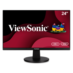ViewSonic VA2447-MHU - Monitor LED - 24" (23.8" visible) - 1920 x 1080 Full HD (1080p) @ 75 Hz - MVA - 250 cd/m² - 3000: