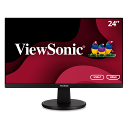 ViewSonic VA2447-MHU - Monitor LED - 24 (23.8 visible) - 1920 x 1080 Full HD (1080p) @ 75 Hz - MVA - 250 cdm - 3000: