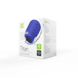 Klip Xtreme Titan KBS-200 - Altavoz - para uso porttil - inalmbrico - Bluetooth - azul