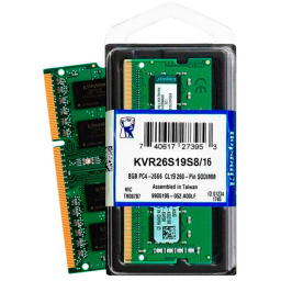 Kingston ValueRAM - DDR4 - mdulo - 16 GB - SO-DIMM de 260 contactos - 2666 MHz  PC4-21300 - CL19 - 1.2 V - sin bfer -