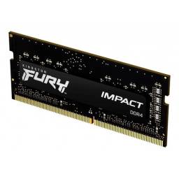 Kingston FURY Impact - DDR4 - mdulo - 8 GB - SO-DIMM de 260 contactos - 2666 MHz / PC4-21300 - CL15 - 1.2 V - sin bfer