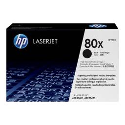 HP 80X - Alto rendimiento - negro - original - LaserJet - cartucho de tner (CF280X) - para LaserJet Pro 400 M401, MFP M