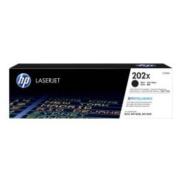 HP 202X - Alto rendimiento - negro - original - LaserJet - cartucho de tner (CF500X) - para Color LaserJet Pro M254dw, 