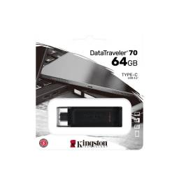 Kingston DataTraveler 70 - Unidad flash USB - 64 GB - USB-C 3.2 Gen 1