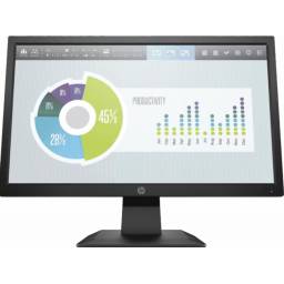 HP P204 - LED-backlit LCD monitor - 19.5" - 1600 x 900 - TN - HDMI / VGA (DB-15) - Black