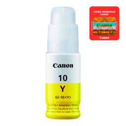 TINTA CANON ORIGINAL GI-10 AMARILLO G5010 G6010