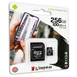 Kingston - Flash memory card - microSDHC - 256 GB - Canvas Select Plus