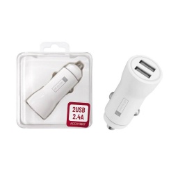 CARGADOR USB AUTO 12W  2.4A 2X USB-A (SIN CABLE) - ROCA TO GO