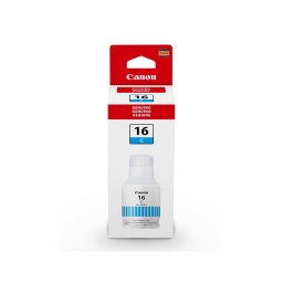 TINTA ORIGINAL CANON GI-16 CIAN 132ML MAXIFY GX6010, GX7010