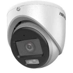 CAMARA HIKVISION 2MP TURRET - SMART HYBRID - COLORVU - CAUDIO - METAL - DS-2CE70DF0T-LMFS