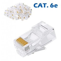 CONECTOR RJ45 100 UNIDADES CAT6E
