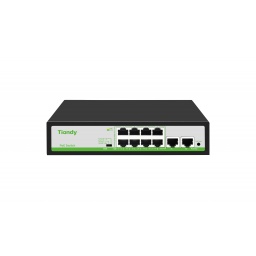 SWITCH ETHERNET TIANDY 10 PORTS (8 POE) - TC-P3S010F