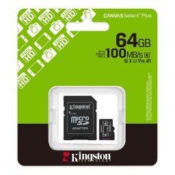 MEMORIA MICRO SD 64GB KINGSTON - SDCS3/64GB