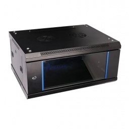 RACK DE PARED 4U 600X450MM - PUERTA DE VIDRIO