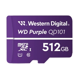 MEMORIA MICRO SD 512GB WD PURPLE SC QD101 WDD512G1P0C