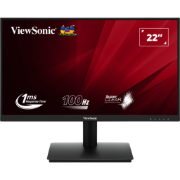 MONITOR 22 VIEWSONIC VA220-H 100HZ - 1920X1080 - HDMI  VGA - NEGRO