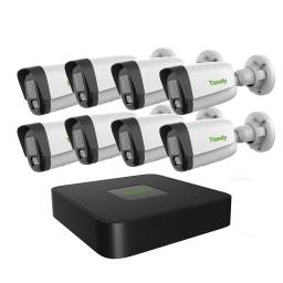 KIT TIANDY AK SERIES NVR 8CH POE + 8 C�MARAS