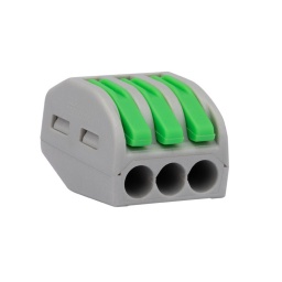 CONECTOR DE EMPALME R�PIDO 3VIAS - 4MM 32A - 4 UNIDADES