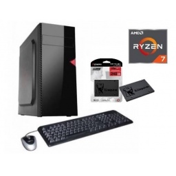 Equipo nuevo AMD Ryzen 7 + disco SSD de 240gb