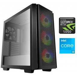 Equipo Gamer Core i3 14100F, 16GB, 1TB NVMe, RTX 5050 8GB