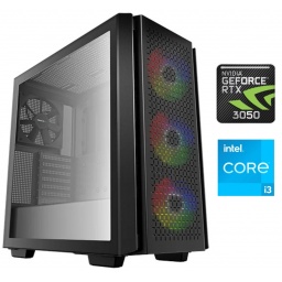 Equipo Gamer Core i3 14100F, 16GB, 1TB, RTX 3050 6GB