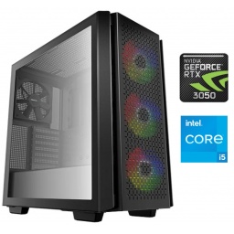 Equipo Gamer Core i5 12400F, 16GB, 500GB, RTX 3050 6GB