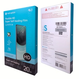(S) Pack 20 Láminas Hydrogel HD Premium Autorreparable Tamaño S 180CNMX-01J Rock Space 6941402777777