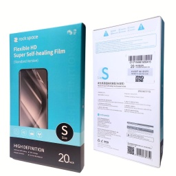 (S) Pack 20 Láminas Hydrogel HD Standard Tamaño S 180CNXFB-01C Rock Space 69414027817506941402773137