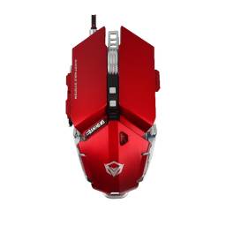 MOUSE GAMING ALUMINIO USB RED MEETION