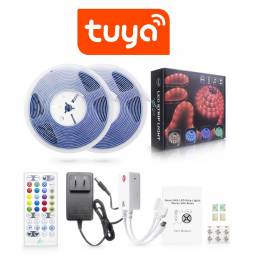 TIRA LED RGB 10M AUDIORITMICA WIFI TUYA SMART INT/EXT