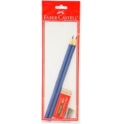 SET N5 LAPICES FABER-CASTELL (LAPIZ, GOMA, SACAPUNTAS)