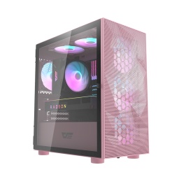 GABINETE DARKFLASH DLM21 MESH ROSADO