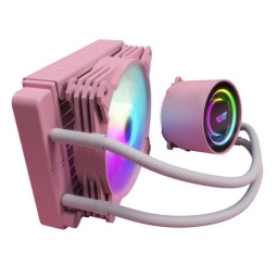 COOLER PARA PROCESADOR REFRIGERACION LIQUIDA DARKFLASH DX120 ROSADO