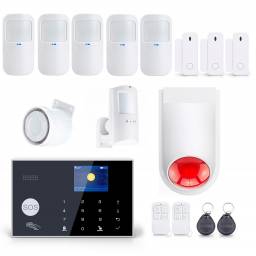 KIT ALARMA GSM WIFI TS970AL TUYA SMART 5 PIR 3 MAG 1 SIR 1 PIR EXT