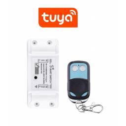 INTERRUPTOR INTELIGENTE WIFI TUYASMART 1CH CON RF 433MHZ INCLUYE 1 CTRL