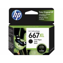 CARTUCHO ORIGINAL HP 667XL NEGRO 2375 2775 EXTRA CARGA