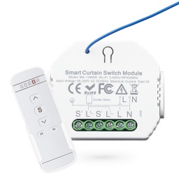 SWITCH MODULO CORTINA MINI WIFI TUYA SMART CON RF