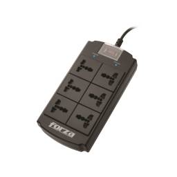 Forza Universal Surge Protector 6 outlet Nema plug 110240V