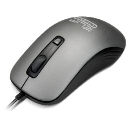 Klip Xtreme - Mouse - Wired - USB - Gray - 1600dpi