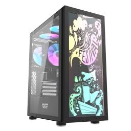 GABINETE DARKFLASH DK210 GRAFFITI (SIN FANES)