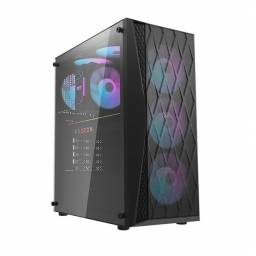 GABINETE DARKFLASH DK352 BLACK CON 4 FANS ARGB