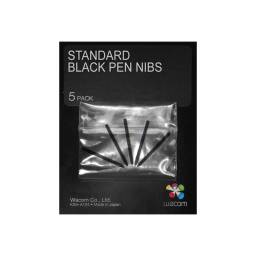 Wacom Standard Pen Nibs - Punta de bolgrafo digital - negro (paquete de 5) - para Intuos4 Large, Medium, Small, Wireles