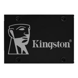 Kingston KC600 - SSD - cifrado - 256 GB - interno - 2.5" - SATA 6Gb/s - AES de 256 bits - Self-Encrypting Drive (SED), T