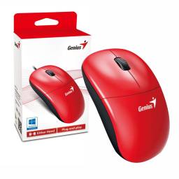 MOUSE GENIUS DX-135 ROJO USB