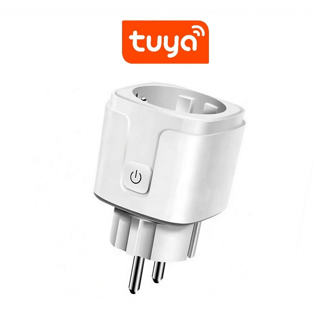 ENCHUFE TOMA CORRIENTE SOCKET WIFI TUYA SMART CON MEDIDOR DE CONSUMO  Domótica Interruptores