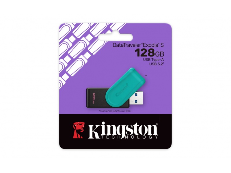 PENDRIVE 128GB USB 3.2 KINGSTON EXODIA - DTXS/128GB